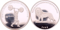 Kongo 10 Francs Gewichtheben