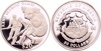 Liberia 20 Dollars Hockey