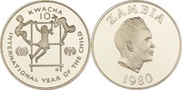 Sambia 10 Kwacha Kinder auf Klettergrüst -