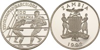 Sambia 100 Kwacha Zwei Boxkämpfer -