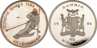 Sambia 20 Kwacha Slalomläufer -