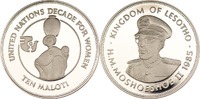Lesotho 10 Maloti Jahrzehnt der Frau - Frau beim Wassertragen -