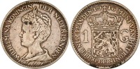 1 Gulden 1916 Niederlande Wilhelmina ss