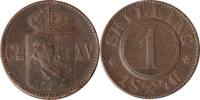 Norwegen 1 Skilling Norwegen, 1 Skilling, 1870, ss/vz Rdf. -