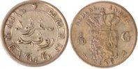 Niederländisch Indien 1/10 Gulden Niederländisch Indien, 1/10 Gulden, 1896, vz+