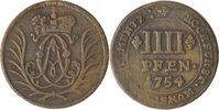 Münster 4 Pfennig Münster, 4 Pfennig, 1754, s/ss