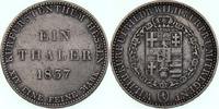 Hessen-Kassel 1 Taler Wilhelm II. / Friedrich Wilhelm -