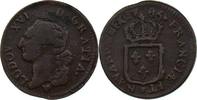 Frankreich 1 Sol Ludwig XVI. -