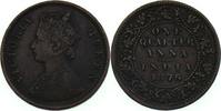 Britisch Indien 1/4 Rupee 1/4 Anna Victoria -