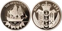 Niue 10 Dollars H.M.S. Resolution -