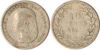 Niederlande 10 Cents Niederlande, 10 Cents, Wilhelmina, 1892, s