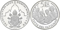 Vatikan 5 Euro 50. Weltfriedenstag, OVP -