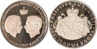 Liechtenstein Liechtenstein, Medaille, Hochzeit Maria Kinsky u. Prinz Johann, 1967, PP