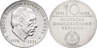 25 x 10 Mark 1981 DDR Georg W. F. Hegel Originalrolle st
