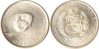 Peru 200 Soles de Oro Jorge Chavez und Jose Quinones -