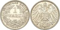 1 Mark 1907 J Kaiserreich  vz-st, kl. Kratzer