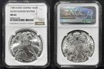Austria 1 1 taler maria tereza 1780 restrike ngc ms 65 -