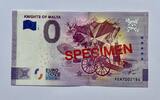 0 EURO 0 euro knights of malta specimen -