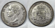Spain 5 Pesetas 1876 5 pesetas 1876 #1  99,00 EUR  zzgl. 14,00 EUR Versand