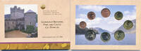 Ireland 1 Euro bank euro coin set 2006 ireland glenveagh national park and castle co. donegal -