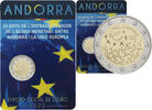 Andorra 2 Euro 2 euro 2022 andora 10 years of currency agreement between andora & the eu coincard -