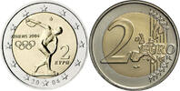 Greece 2 Euro 2 euro 2004 greece athen summer olympic games -