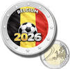 Belgium 2 Euro 2026 2 euro coloured coin belgium football 2026  10,00 EUR  zzgl. 14,00 EUR Versand