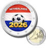 Netherlands 2 Euro 2026 2 euro coloured coin netherlands football 2026  10,00 EUR  zzgl. 14,00 EUR Versand