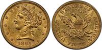 USA $2.5 QUARTER EAGLE 1910 NGC UNC Details
