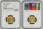RUSSIA 5 Roubles 1889 AT NGC UNC Details