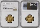 RUSSIA 10 Roubles 1903 AP NGC MS 62