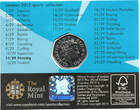 Großbritannien 50 Pence 2011 Elizabeth II, 1952 - 2022, 4. Portrait, Fechten, Llantrisant stempelglanz (ST) in OVP