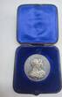 Preussen / Kaiserreich Medaille ohne Jahr Wilhelm II. und Auguste Victoria, Ehejubiläum, Goldene Hochzeit PP mit Originalbox