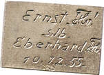 Deutschland Bierbandschieber 1955 Ohne Band, Studentika, Couleur, Studentenverbindung siehe Bild