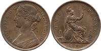 Großbritannien 1 Penny Victoria, 1837 - 1901, Royal Mint, London -