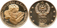 Albanien 200 Leke 500. Jahrestag von Skanderbegs Tod, Ruinen von Buthrotum, RR -