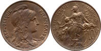 Frankreich 10 Centimes LIBERTE EGALITE FRATERNITE, Jean-Baptiste-Daniel Dupuis -