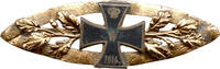 Deutsches Kaiserreich Brosche W, Patriotische Brosche, Eisernes Kreuz, Patriotika -