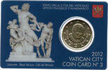 Vatikan 50 Cent Coincard N. 3, Laocoonte, Papst -