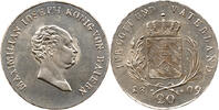 20 Kreuzer 1809 Bayern / Heiliges Römisches Reich Deutscher Nation Maximilian I Joseph 1805-1825, TOP POP, attraktives Stück stempelglanz (ST)