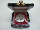China Silbermedaille 1991 Panda, Munich International Coin Fair, 1 oz, in Box, mit Zerifikat Neuwertig in OVP
