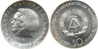 Deutsche Demokratische Republik / DDR 10 Mark 200. Geburtstag von Ludwig van Beethoven, 1770 - 1827, A, Berlin -