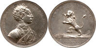 Schweden Medaille Karl XII, Tod bei der Belagerung von Fredriksten, Johann Carl Hedlinger