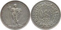 Schweiz 5 Franken 5 Francs, Schützenfest, Basel, Drache, Durussel, Schützenmedaille -
