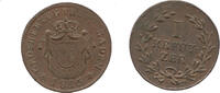 Baden 1 Kreuzer Karl II Ludwig Friedrich, 1811 - 1818, Mannheimer -