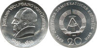 DDR 20 Mark Deutsche Demokratische Republik, 220. Geburtstag Johann W. von Goethe, 1749-1832 -