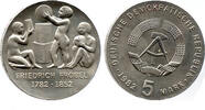 DDR 5 Mark Friedrich Wilhelm August Fröbel, 200. Geburtstag, 1782 - 1852, Berlin -