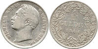 Württemberg 1/2 Gulden König Wilhelm I., 1816 - 1864, Stuttgart, Staatliche Münze -