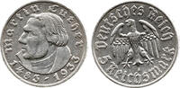 Deutschland 5 Reichsmark Martin Luther, 1483 - 1933, 450. Geburtstag, Berlin -