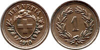 Schweiz 1 Rappen Helvetia, Coat of Arms, Bern -